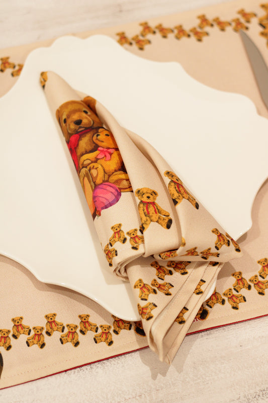 Servilletas Lovely Bear Family
