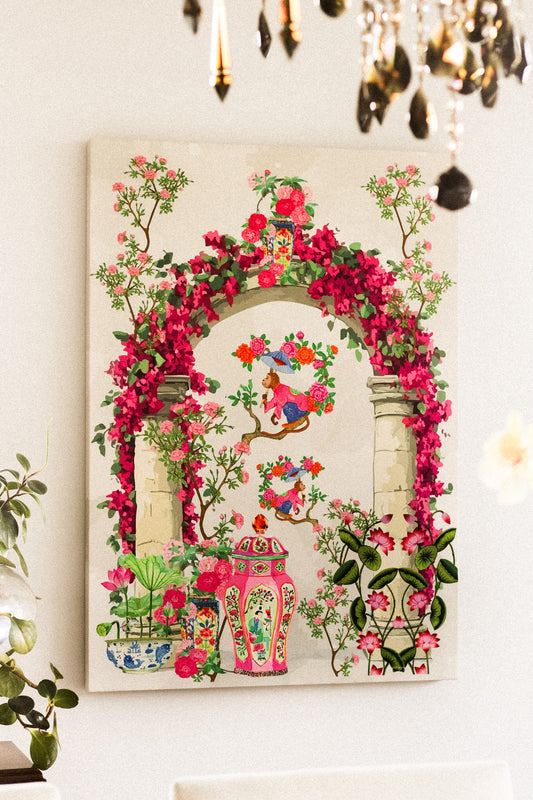 Cuadro Flowering . 90 x 63 cm